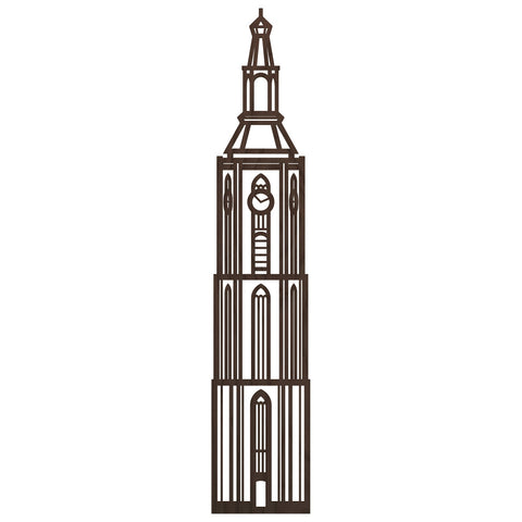 Stadstoren Sint-Jacobskerk Den Haag Nederlands zwart FSC 100%