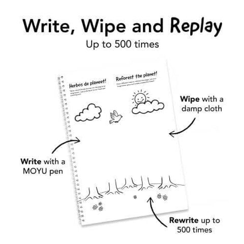 2-in-1 Erasable Kid's Playbook