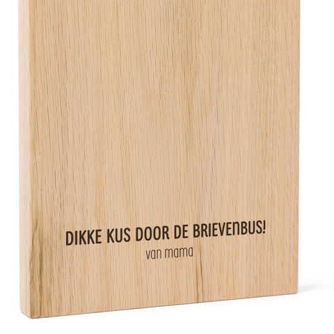 Big kiss through the letterbox Oak FSC 100%
