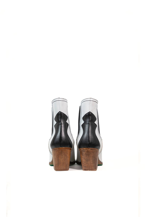 Duke Chelsea Boots Black & White