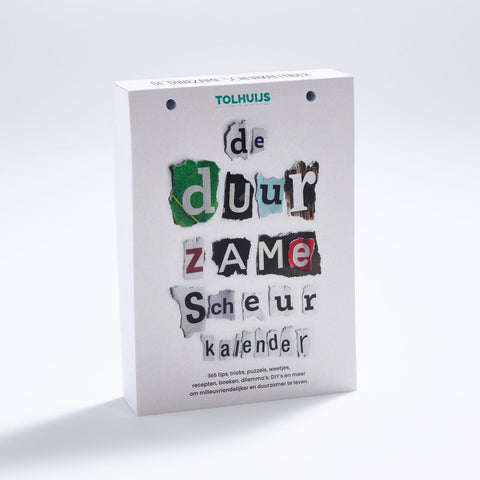 Duurzaam Cadeaupakket - Scheurkalender, Kaartspel, en Fleslight