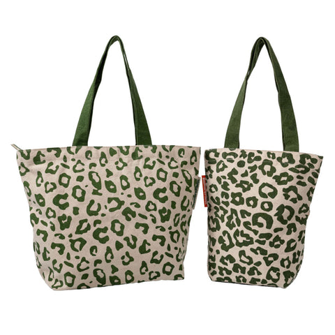 Duurzame combo Luipaard Shopper plus tote bag 