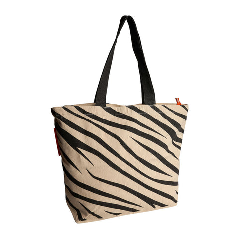 Duurzame shopper Zebra vooraanzicht