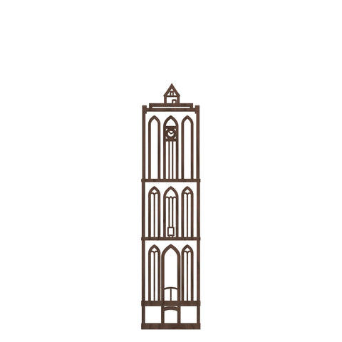 Stadstoren Sint-Nicolaaskerk Elburg Nederlands zwart FSC 100%