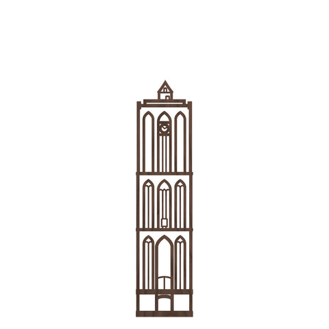 XXL Stadstoren Sint-Nicolaaskerk Elburg Nederlands zwart FSC 100%