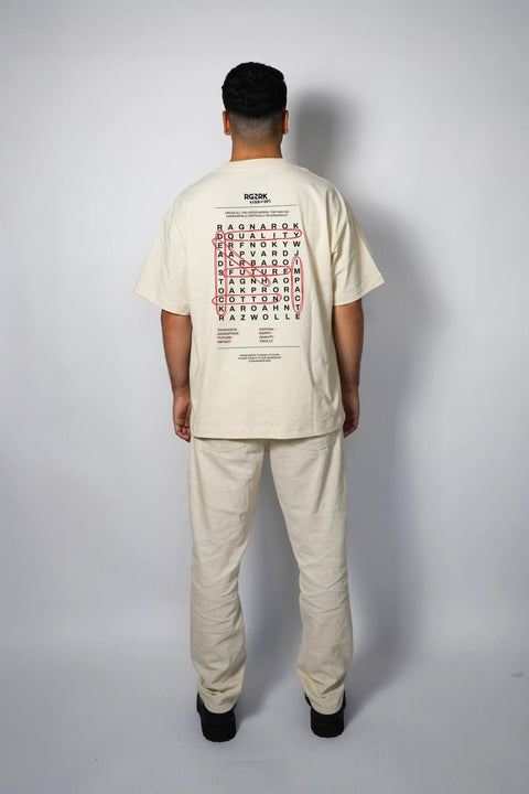 T-shirt 'Gridlock' - Reborn 003 - Beige