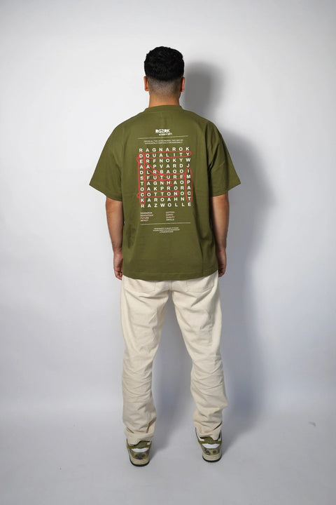T-shirt 'Gridlock' - Reborn 003 - Olive Green