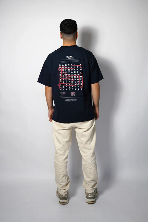T-shirt 'Gridlock' - Reborn 003 - Navy Blue