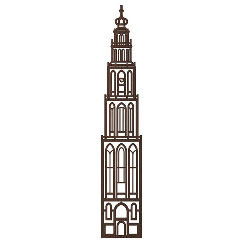 XXL Stadstoren Martinitoren Groningen Nederlands hout FSC 100%