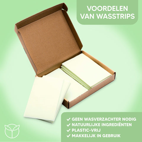 Milieuvriendelijke Wasstrips Fresh Linen - 50 wasbeurten