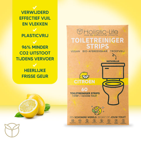 Milieuvriendelijke Toiletreiniger Strips - 60 Vellen