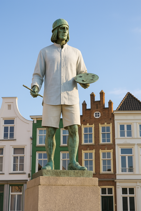 Standbeeld Bosch met Bermuda