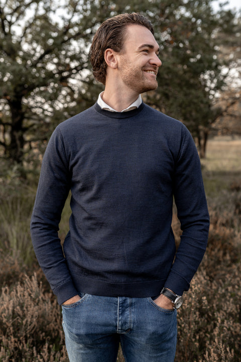 Trui Lars – Midnight Blue