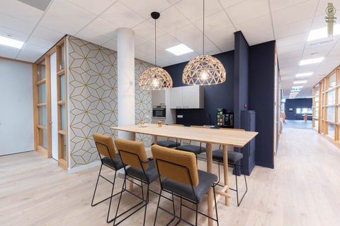 Koepellamp ø60cm hanglamp van hout FSC 100%