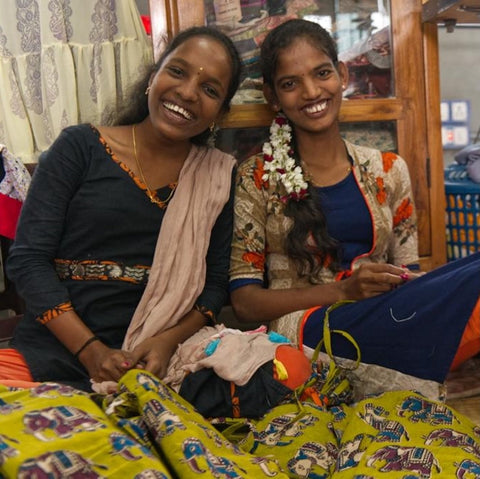 Eco Friendly Bottle Bags, Reusable Kalamkari Cotton Bottle Gift Bags, Ethically Handmade in India