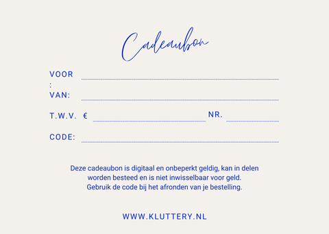 Add on: Cadeaubon per post