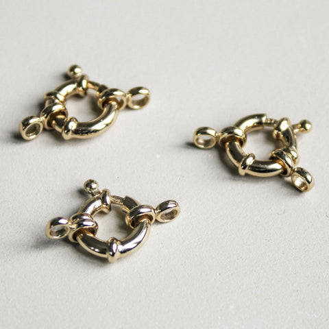 14K gold filled/vermeil sluiting