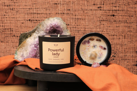 Handmade Large Scented Candle Powerful Lady