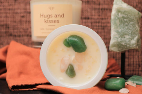 Handmade Large Scented Candle Hugs and Kisses
