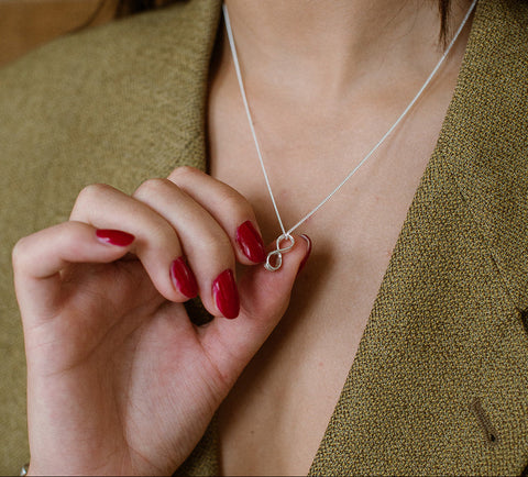 Infinity ketting 925 sterling zilver