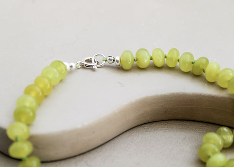 Koreaanse jade ketting 'Lea'