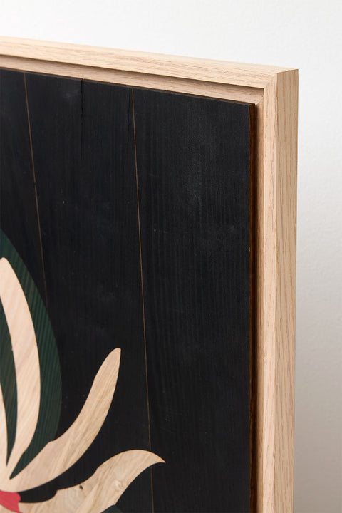 Wall decoration solid wood art Wallflower
