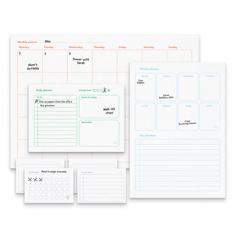 Erasable Magnetic Life Planner