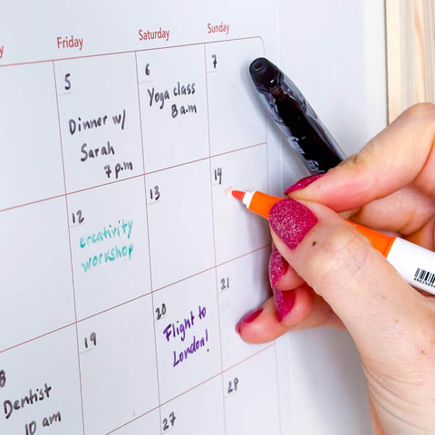 Erasable Magnetic Life Planner