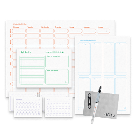 Erasable Magnetic Health Planner