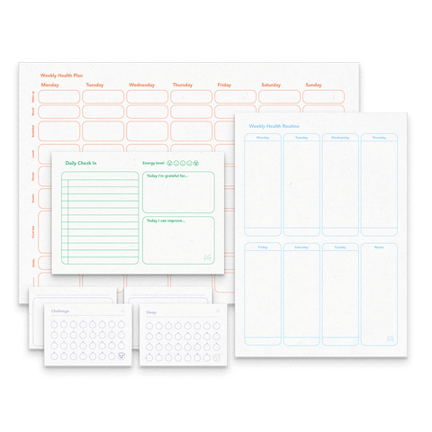 Erasable Magnetic Health Planner