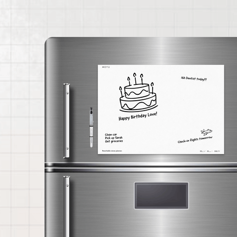 Erasable Magnetic Whiteboard A3