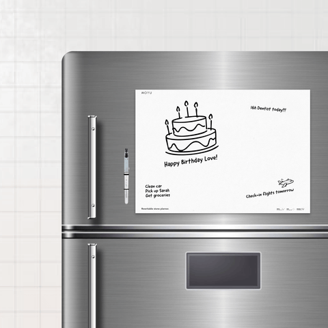 Erasable Magnetic Whiteboard A3
