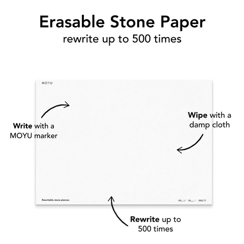 Erasable Magnetic Whiteboard A3
