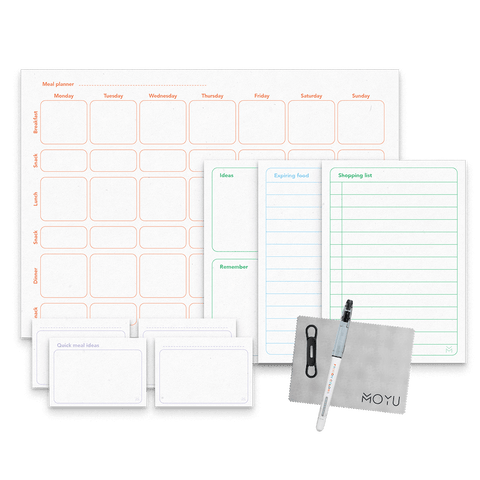 Erasable Magnetic Meal Planner