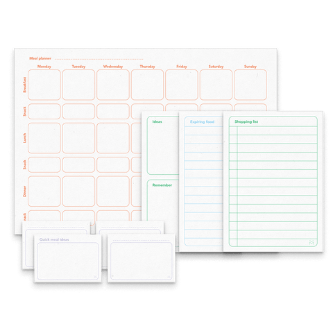 Erasable Magnetic Meal Planner