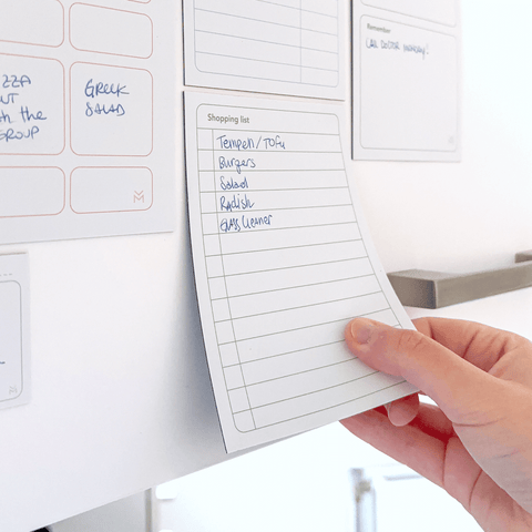 Erasable Magnetic Meal Planner