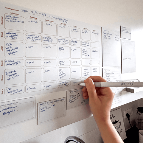 Erasable Magnetic Meal Planner