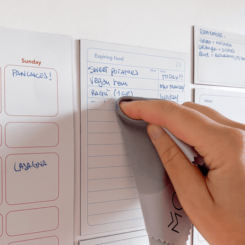 Erasable Magnetic Meal Planner