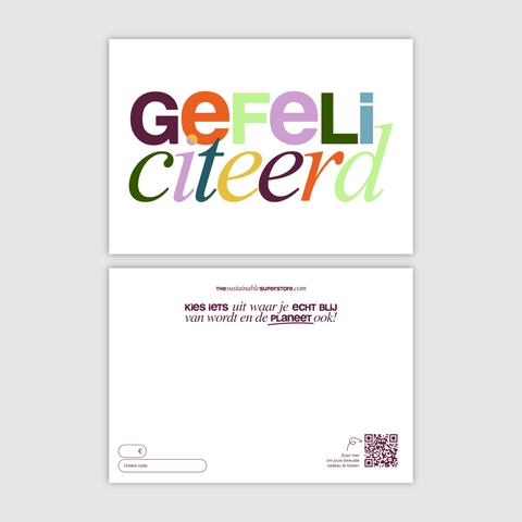 The Sustainable Superstore cadeaubon (digitaal)