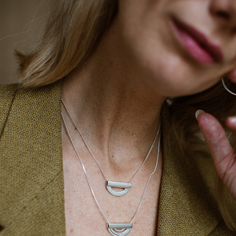Magic Moon ketting zilver