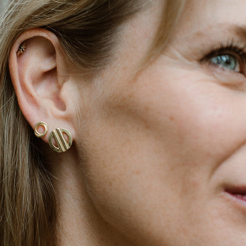 You Are Loved oorstekers - 14KT goud