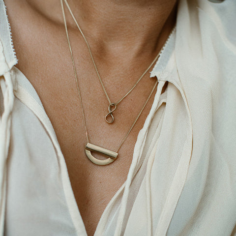 Infinity ketting - verguld goud