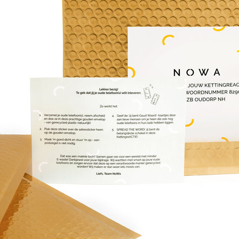 Recycle retour envelop