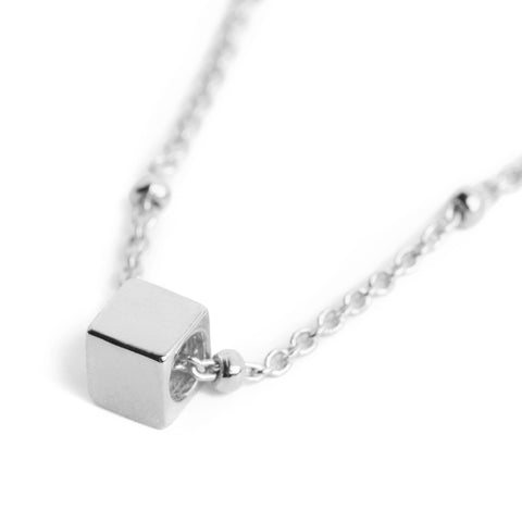 Solid as a Block ketting zilver