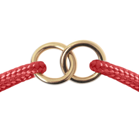 No Waste - 14KT goud - koraal rood