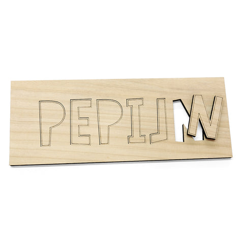Naamplank Papercut