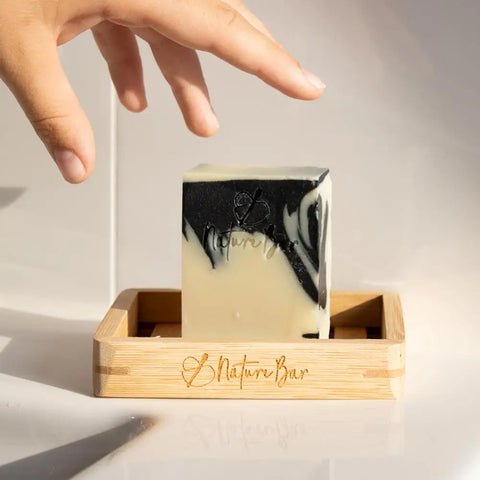Bamboo soap dish