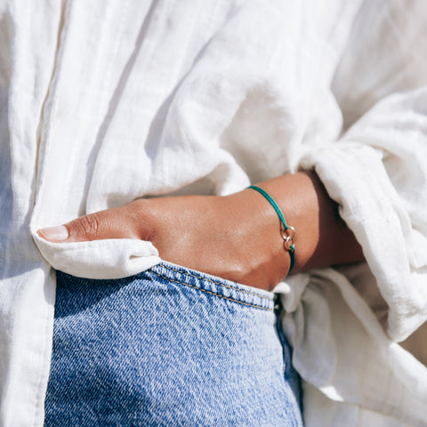 No Waste armband goud