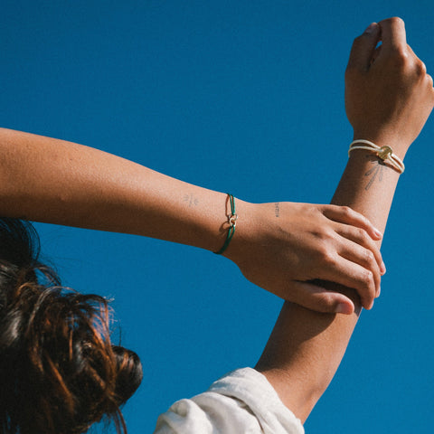 No Waste armband zilver