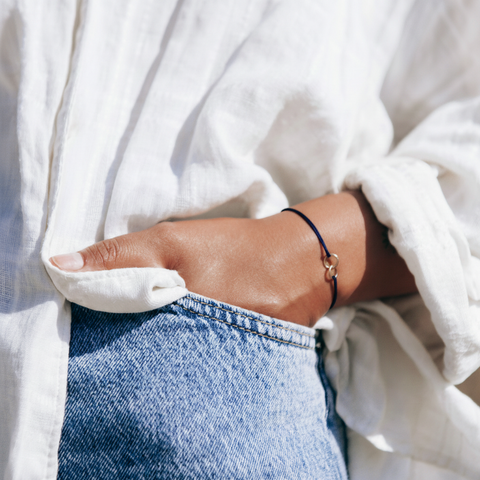 No Waste - zilver - Navy